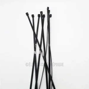 Collier de serrage nylon noir 203x4,6mm