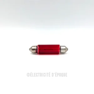 Ampoule SV8,5 6V 5W 11x44 rouge