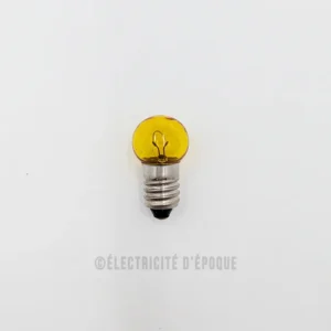 Ampoule E10 6V 5W 15x29 Jaune