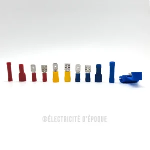 Coffret de cosses isolées 305 pièces