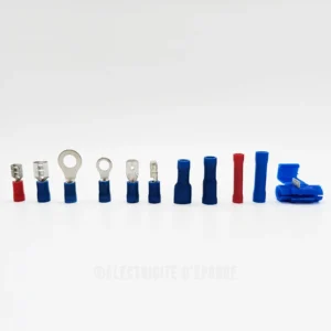 Coffret de cosses isolées 250 pièces