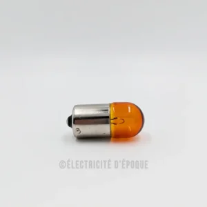 Ampoule BA15s 12V 10W orange