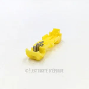 Connecteur rapide autodenudant jaune