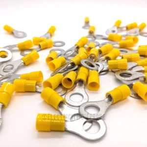 Cosse isolée à oeil jaune 8mm