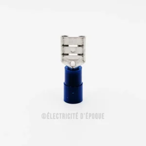 Cosse isolée bleu femelle 6,3mm