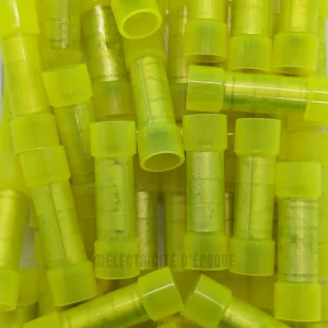 Raccord bout à bout jaune