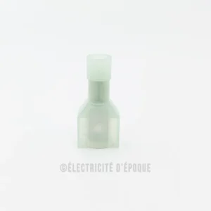 Cosse tout isolée bleu mâle 6,3mm