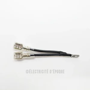 Dérivation en Y à cosses plates 6,3mm 1 mâle 2 femelles