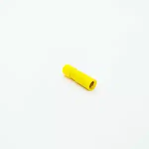cosse isolée ronde femelle jaune 5mm