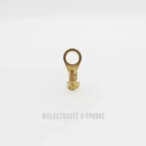 Cosse à oeil 6mm laiton 8,5 Largeur