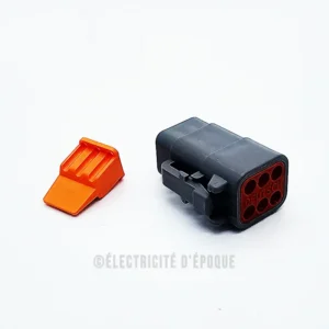 Connecteur Deutsch 6 voies femelle