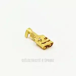Clip femelle faston laiton