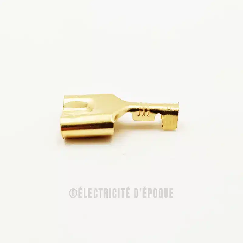 Connecteur double cosses rondes jap 4mm