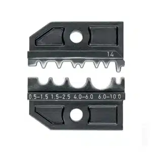 Matrice de Sertissage pour cosses tubulaires de 0,5 à 10mm²
