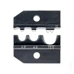 Matrice de sertissage pour cosses tubulaires 4 à 10mm²