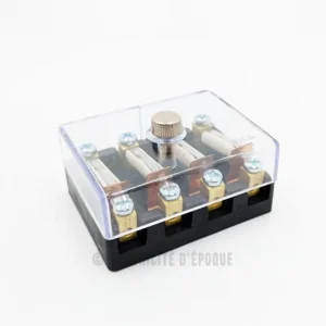 porte fusibles stéatite 4 fusibles 8a